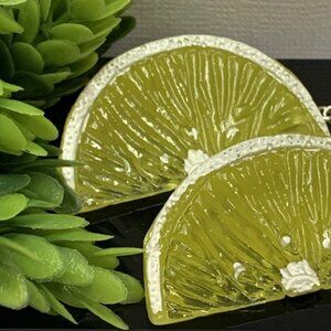 Lemon Earring, Fruit Jewelry, Citrus Earring, Gift Idea, Funny Food Earrings